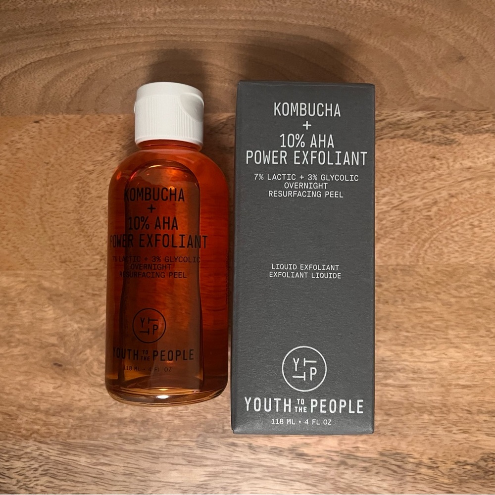 New & Unused | YTTP KOMBUCHA + 10% AHA POWER EXFOLIANT
